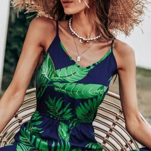 Emerald Summer Jumpsuit S-XL